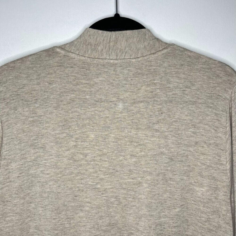 Magaschoni Womens Sweater Large Light Brown Modal Open Front Cardigan Duster - Picture 5 of 16